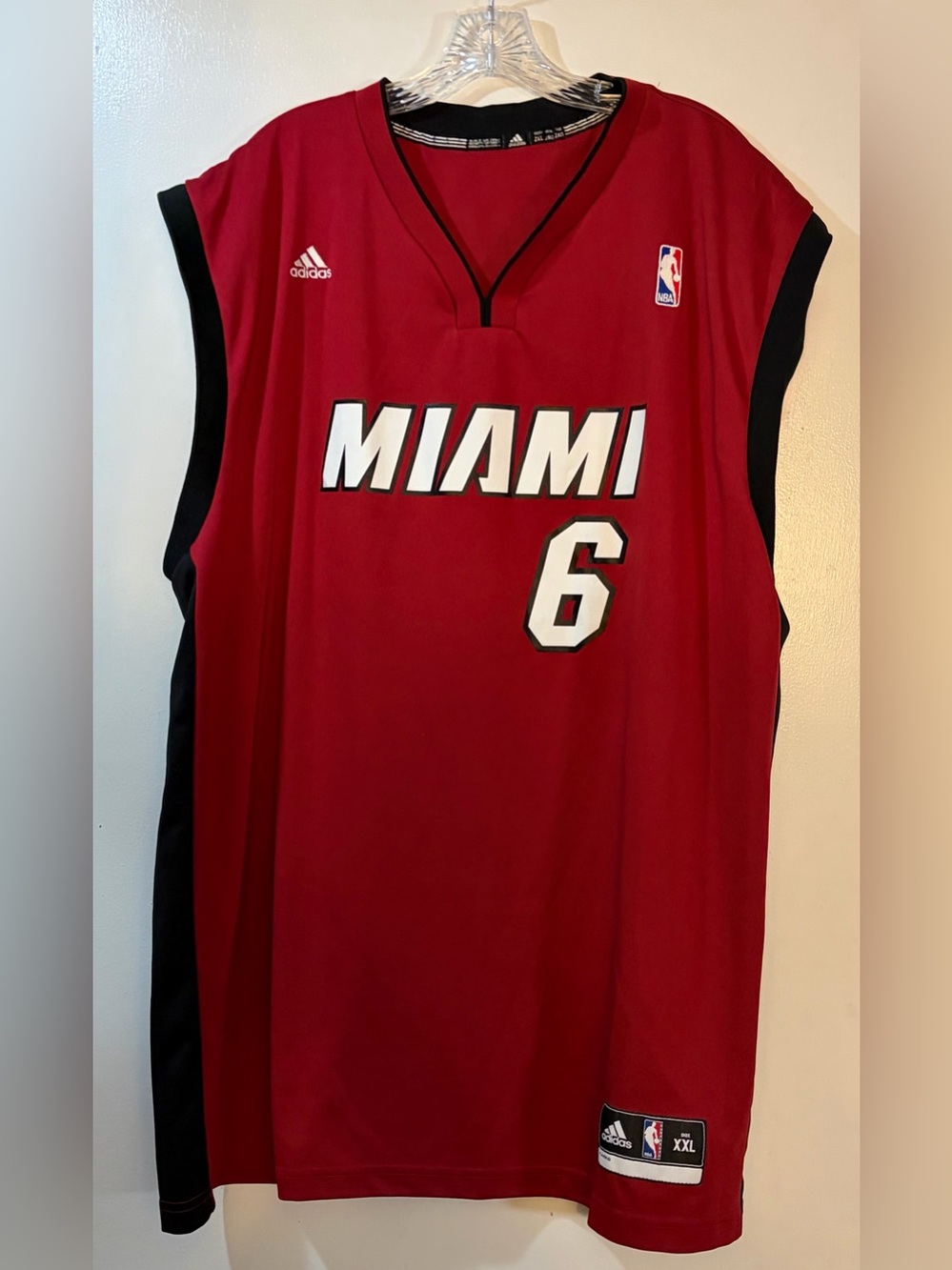 Adidas Miami Heat LeBron James Jersey Mens Sz XXL